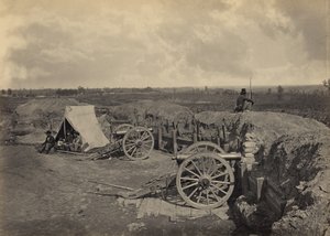 Konfederackie umocnienia przed Atlantą w Georgii, nr 4 autorstwa George N. Barnard