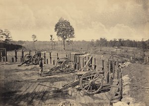 Prace rebeliantów przed Atlantą, Georgia, nr 2 autorstwa George N. Barnard