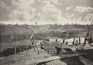 Rebel Works przed Atlantą w stanie Georgia, nr 5, 1865-1866. autorstwa George N. Barnard