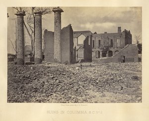 Ruiny w Columbii w Karolinie Południowej, nr 2 autorstwa George N. Barnard
