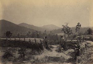 Przełęcz Allatoona, Georgia autorstwa George N. Barnard