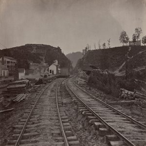 Przełęcz Allatoona, widok na północ, Georgia