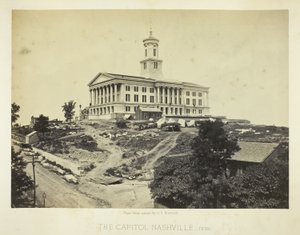 The Capitol, Nashville, Tennessee autorstwa George N. Barnard