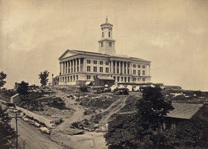 Kapitol, Nashville, Tennessee autorstwa George N. Barnard