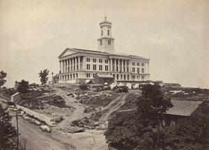 Kapitol, Nashville, Tennessee, lata 60. XIX wieku.
