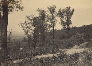 Grzbiet Mission Ridge autorstwa George N. Barnard