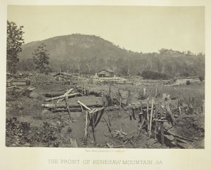 Front Kenesaw Mountain, GA autorstwa George N. Barnard