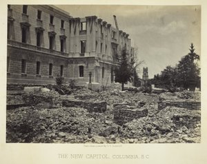 Nowy Kapitol, Columbia, SC autorstwa George N. Barnard