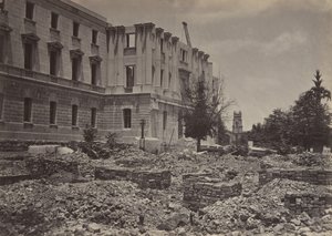 Nowy Kapitol, Kolumbia, Karolina Południowa, lata 60. XIX wieku. autorstwa George N. Barnard