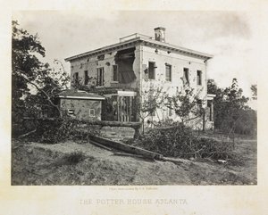 Dom Pottera, Atlanta autorstwa George N. Barnard