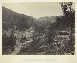 Whiteside Valley pod mostem, 1864. autorstwa George N. Barnard