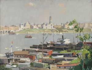 Górny Manhattan autorstwa George Oberteuffer