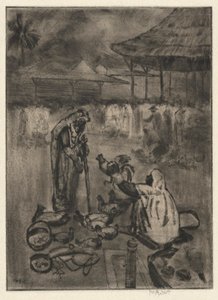 Sprzedawca kurczaków, Tindad autorstwa George Overbury Hart