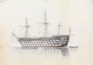 HMS "Trafalgar" w Grand Harbour na Malcie