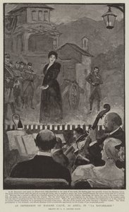 Wrażenie Madame Calve jako Anity w La Navarraise autorstwa George Percy Jacomb Hood
