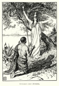 Odyseja: Odyseusz i Atena (rycina)