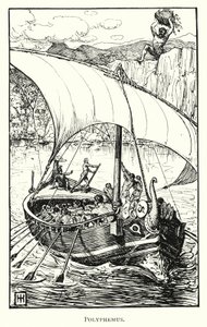 Odyseja: Polifem (rycina) autorstwa George Percy Jacomb Hood