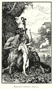 Iliada: Boyhood of Achilles (rycina)