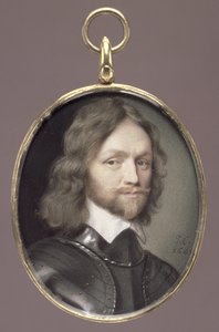 Generał Henry Ireton (1611-51) Generał Parlamentu i Lord Deputowany Irlandii (wc na welinie na karcie)