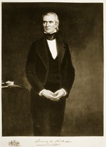 James K. Polk (1795-1849), 11. Prezydent Stanów Zjednoczonych Ameryki, wyd. 1901 (fotograwiura)