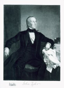 John Tyler, 10. Prezydent Stanów Zjednoczonych Ameryki, wyd. 1901 (fotograwiura) (patrz także 102588) autorstwa George Peter Alexander Healy