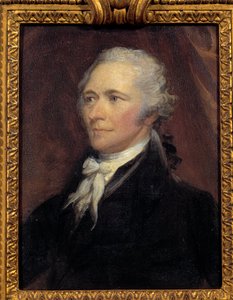 Portret Aleksandra Hamiltona (1757-1804) Ministra Finansów Stanów Zjednoczonych Obraz George