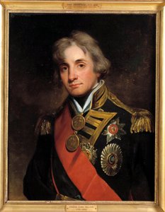 Portret Horatio Wicehrabia Nelson Książę Bronte (1758-1805) Wiceadmirał Obraz Georgesa Healy