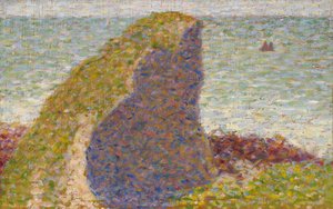 Le Bec du Hoc, badanie Grandcamp, 1885