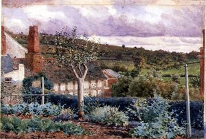 Z ogrodu Sherford Cottage, Bromyard autorstwa George Price Boyce