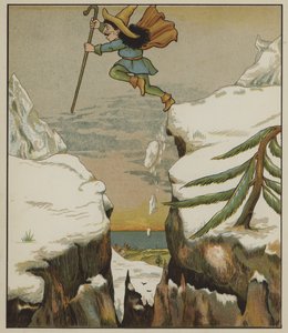 Ilustracja do Rumpelstiltskin autorstwa braci Grimm