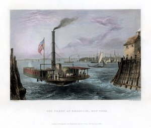 Prom na Brooklynie, Nowy Jork, USA, 1838. autorstwa George Richardson