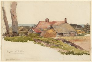 Gospodarstwo rolne nad morzem w Margate w hrabstwie Kent autorstwa George Richmond