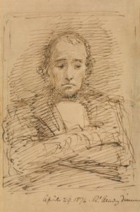Benjamin Disraeli, Szkic na kolacji w Royal Academy autorstwa George Richmond