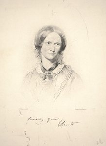 Charlotte Brontë, grawerowane przez Walkera i Boutall