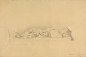 Wizerunek krzyżowca, kościół Stisted autorstwa George Richmond