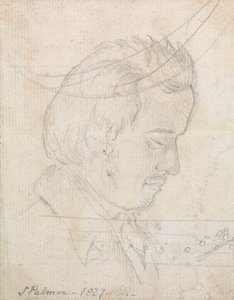 Portret głowy Samuela Palmera autorstwa George Richmond
