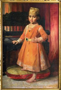 Portret księcia Alberta, najstarszego syna maharadży Duleep Singh, 1870