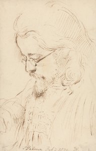 Portret Samuela Palmera, głowa i ramiona autorstwa George Richmond