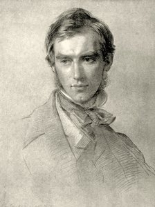 Portret Sir Josepha Daltona Hookera. 1855 (Grafit na papierze)