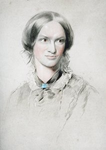 Portret pisarki Charlotte Brontë 1816-1855, c. 1850.