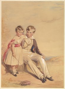 Portret dwojga dzieci autorstwa George Richmond