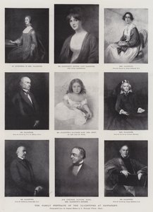 Portrety rodzinne Gladstones w Hawarden