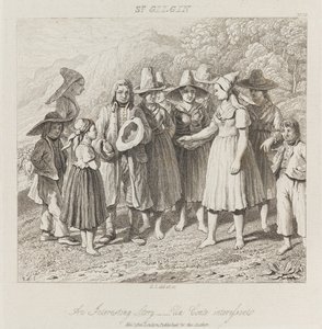 Ciekawa historia, St. Gilgin, ok. 1821 (akwaforta)