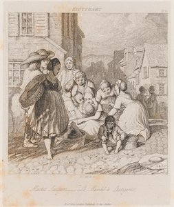 Rynek, Stuttgart, ok.1821 (akwaforta)