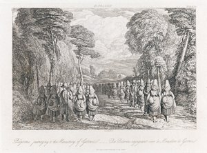 St. Polten - Pilgrims, ok. 1821 (akwaforta)