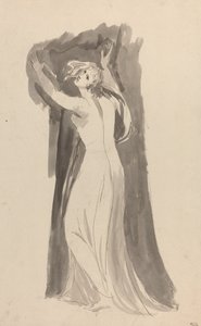 Studium Mirandy do „Burzy” autorstwa George Romney