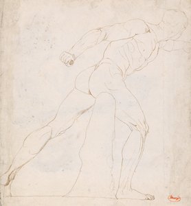 Gladiator Borghese autorstwa George Romney
