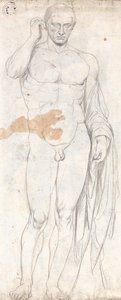 Klasyczny akt męski autorstwa George Romney