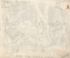 Kompozycja postaci klasycznych autorstwa George Romney