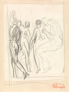 Tancerze i muzycy, prawdopodobnie do utworu „L’Allegro” autorstwa George Romney